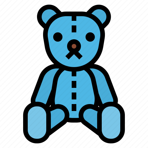 Bear, childhood, fluffy, puppet, teddy icon - Download on Iconfinder