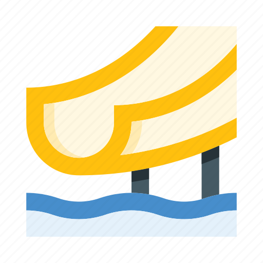 Aquapark, water, slide, attraction, amusement park, swimming, entertainment icon - Download on Iconfinder