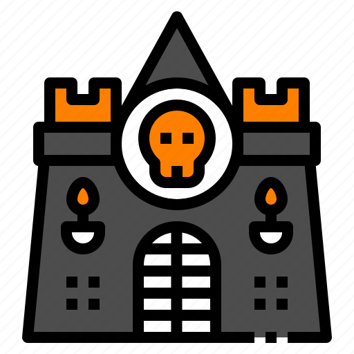 Amusement, castle, ghost, horror, house icon - Download on Iconfinder