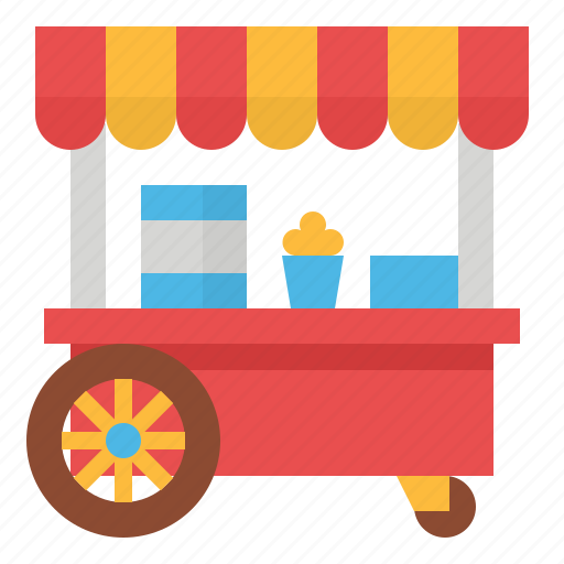 Cart, dog, food, hot, shop, stand icon - Download on Iconfinder