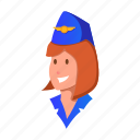avatar, girl, image, photo, service, stewardess, uniform