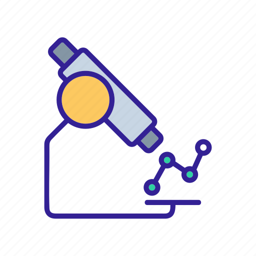 Analyse, chemistry, contour, laboratory, medical, microscope, science icon - Download on Iconfinder