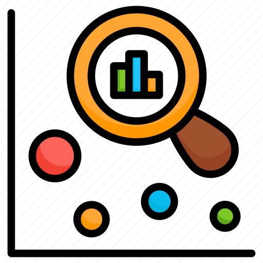 Scatter, plot, graph, chart, analysis, report, diagram icon - Download on Iconfinder