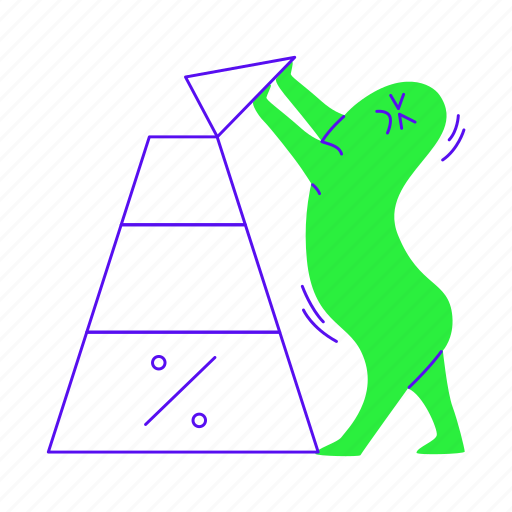 Character, builds, pyramid, chart, graph, diagram, statistics icon - Download on Iconfinder