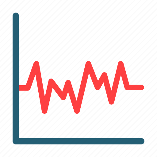 Wave chart, frequency, graph, length, vibration icon - Download on Iconfinder