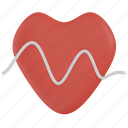 heartbeat, heart rate, cardiogram, heart, health graph, pulse, medical