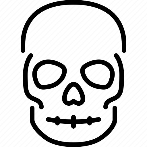 Skull, danger, dead, death, anatomy, human, skeleton icon - Download on Iconfinder