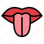 tongue icon, lip, tongue, emoji, mouth 
