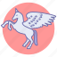 🦄, horse, mythical, magical, pegasus, wings, unicorn 