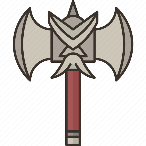 Labrys, axe, bladed, warrior, weapon icon - Download on Iconfinder