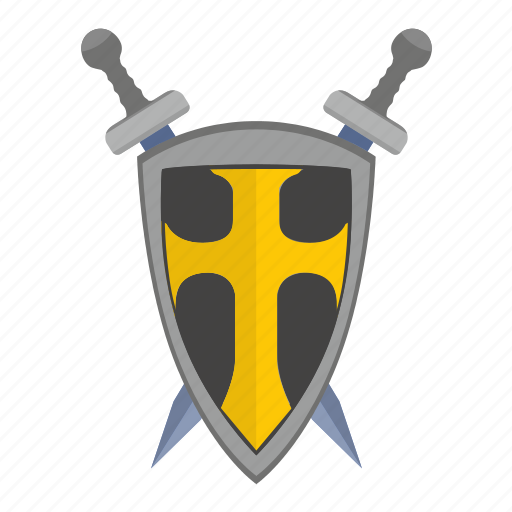 Army, cross, roman, shield, sword, weapon icon - Download on Iconfinder