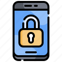 lock, electronics, padlock, protection, app