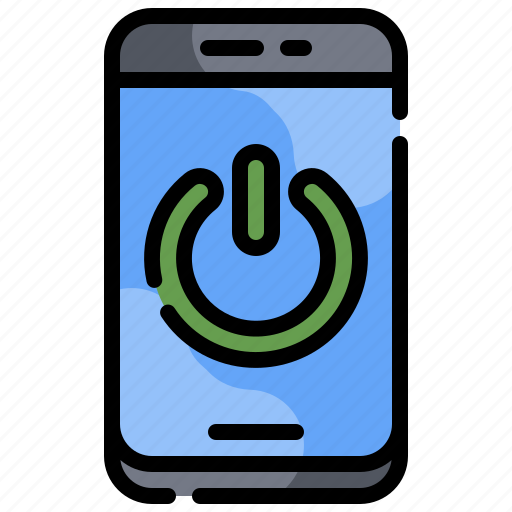 Powre, button, power, on, start, smartphone, technology icon - Download on Iconfinder