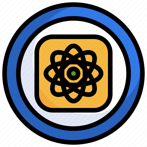 Electron, nucleus, physics, science, orbital icon - Download on Iconfinder