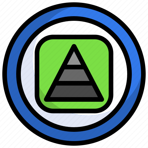 Importance, pyramid, triangle, organization, shapes icon - Download on Iconfinder