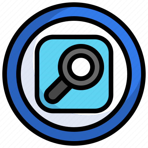 Magnifying, glass, find, search, transparency icon - Download on Iconfinder