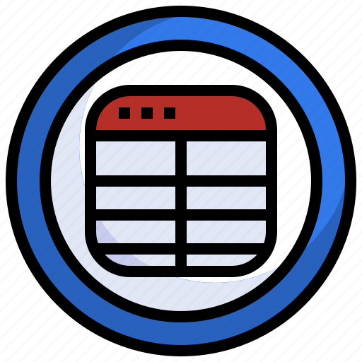 Spreadsheet, title, table, edition, interface icon - Download on Iconfinder