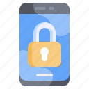 lock, electronics, padlock, protection, app
