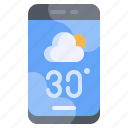 weather, clouds, sky, app, smartphone