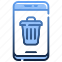 garbage, can, bin, smartphone, app