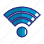 blue, wifi, connection, network, signal, signals, wireless 