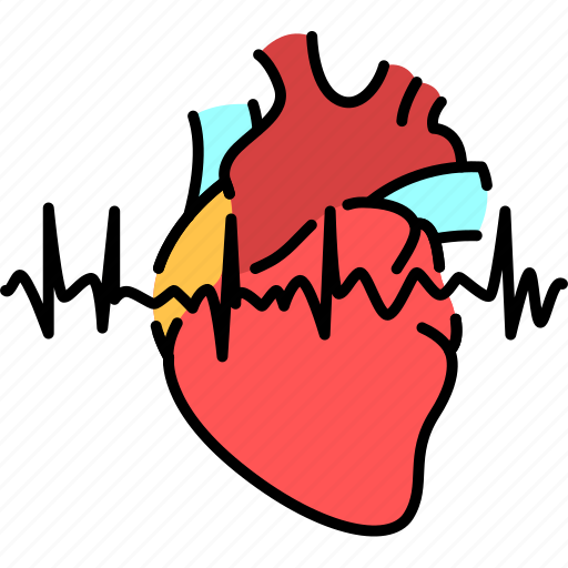 Cardiology, heart, irregular, heartbeat icon - Download on Iconfinder