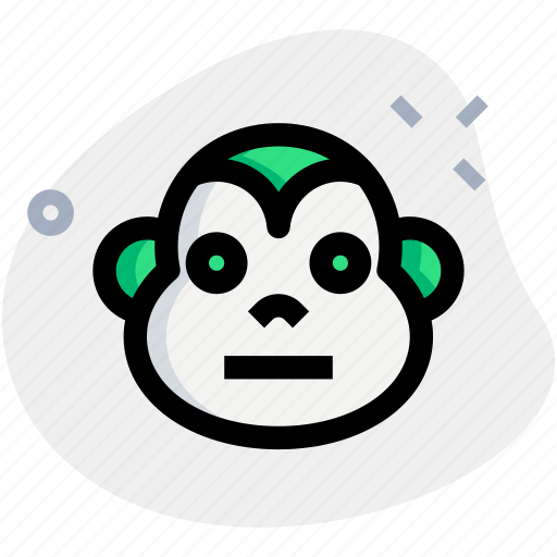 Monkey, neutral, emoticons, animal icon - Download on Iconfinder