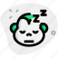 monkey, sleeping, emoticons, animal 