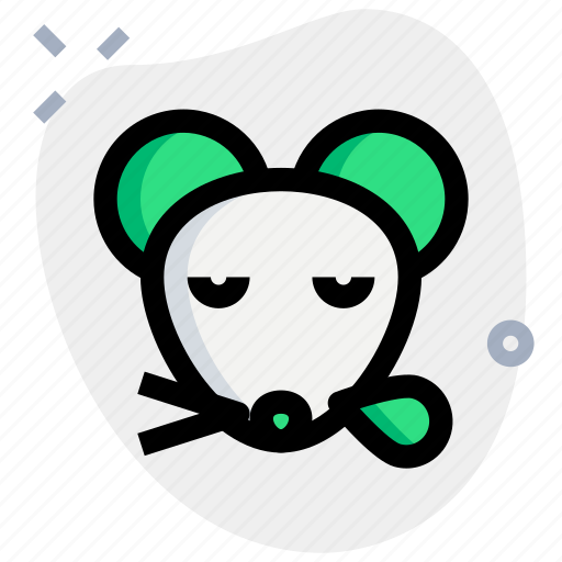 Mouse, snoring, emoticons, animal icon - Download on Iconfinder