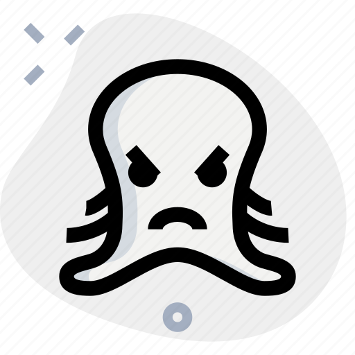 Octopus, upset, emoticons, animal, disappointed icon - Download on Iconfinder