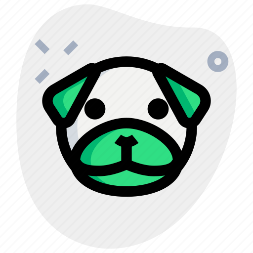 Pug, emoticons, animal, dog icon - Download on Iconfinder