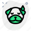 pug, sad, with, sweat, emoticons, animal 