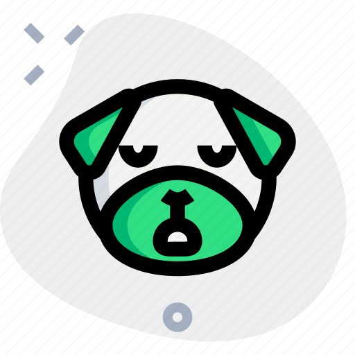 Pug, sleepy, emoticons, animal icon - Download on Iconfinder