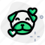 pug, smiling, with, hearts, emoticons, animal 
