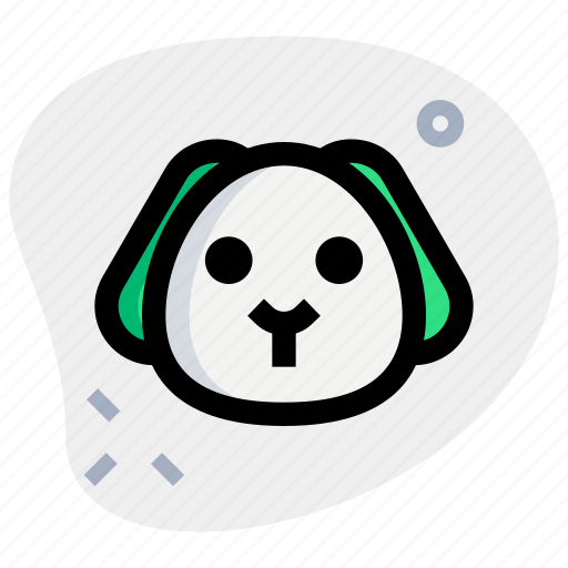 Puppy, without, mouth, emoticons, animal icon - Download on Iconfinder