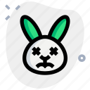rabbit, sad, death, emoticons, animal