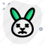 rabbit, sad, death, emoticons, animal 
