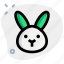 rabbit, without, mouth, emoticons, animal 