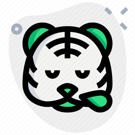 Tiger, snoring, emoticons, animal icon - Download on Iconfinder
