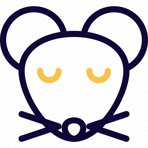 Mouse, sad, animal, emoticon icon - Download on Iconfinder