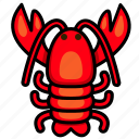 animal, lobster, prawn, shrimp