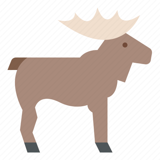 Animal, life, moose, wild, zoo icon - Download on Iconfinder