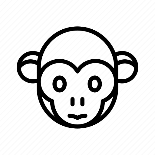 Cartoon, animal, monkey, modern icon - Download on Iconfinder