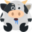 animal, cow, dribble, emoji, emoticon, emotion 