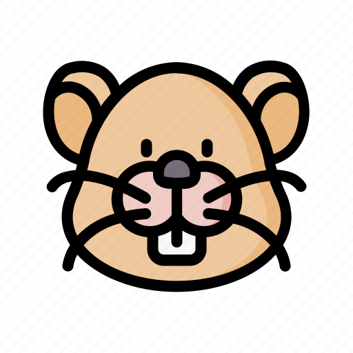 Beaver, animal, face, avatar, nature icon - Download on Iconfinder