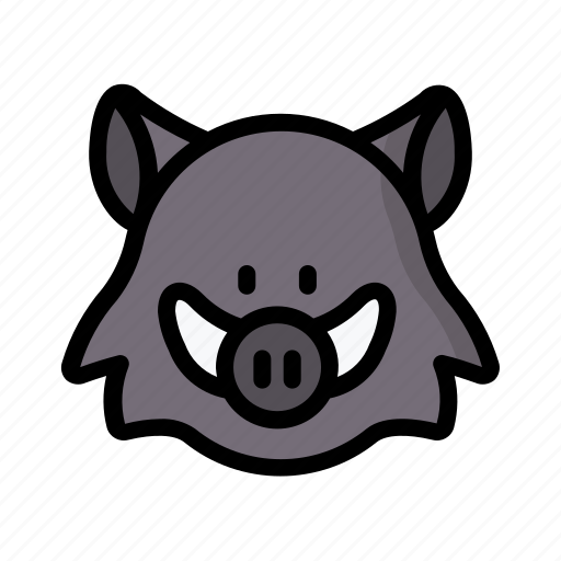 Boar, animal, face, avatar, nature icon - Download on Iconfinder