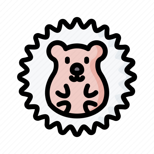 Hedgehog, animal, face, avatar, nature icon - Download on Iconfinder