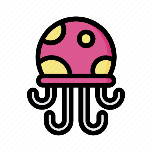 Jellyfish, animal, face, avatar, nature icon - Download on Iconfinder