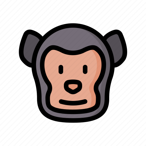 Monkey, animal, face, avatar, nature icon - Download on Iconfinder