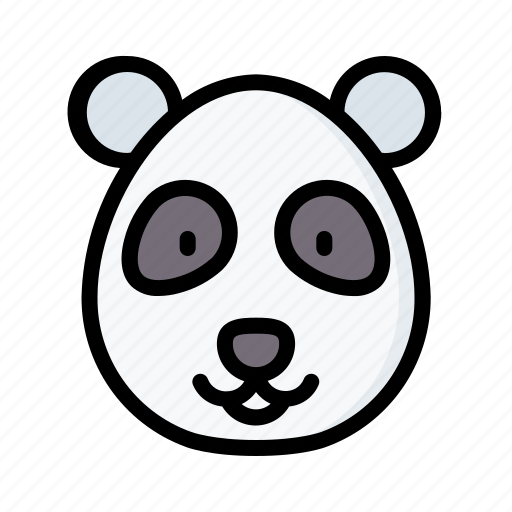 Panda, animal, face, avatar, nature icon - Download on Iconfinder
